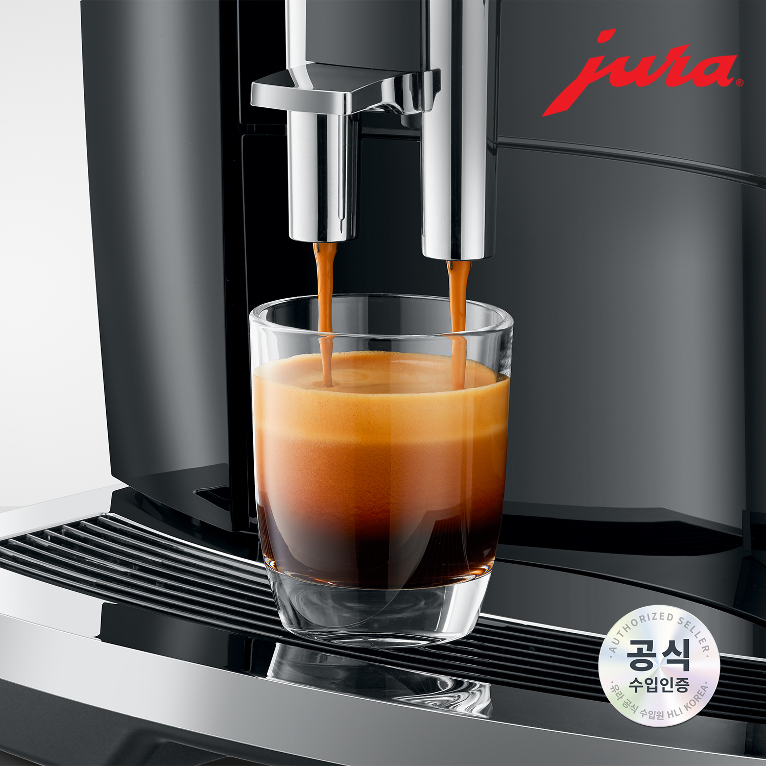 JURA 전자동 커피머신 E4_BLACK / THE Black Noble