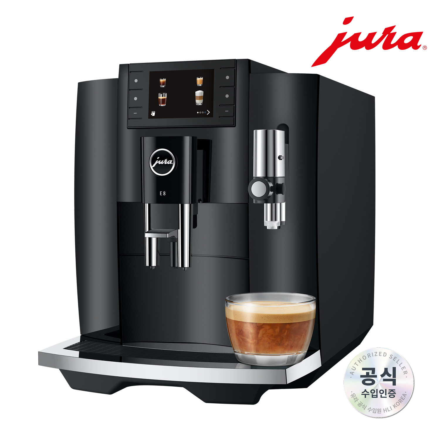JURA 전자동 커피머신 E8 G3 PianoBlack