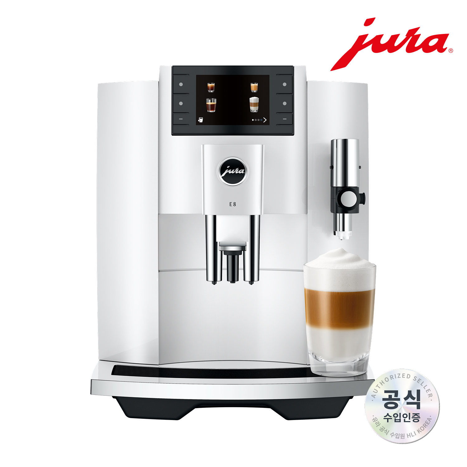 JURA 전자동 커피머신 E8 G3 PianoBlack