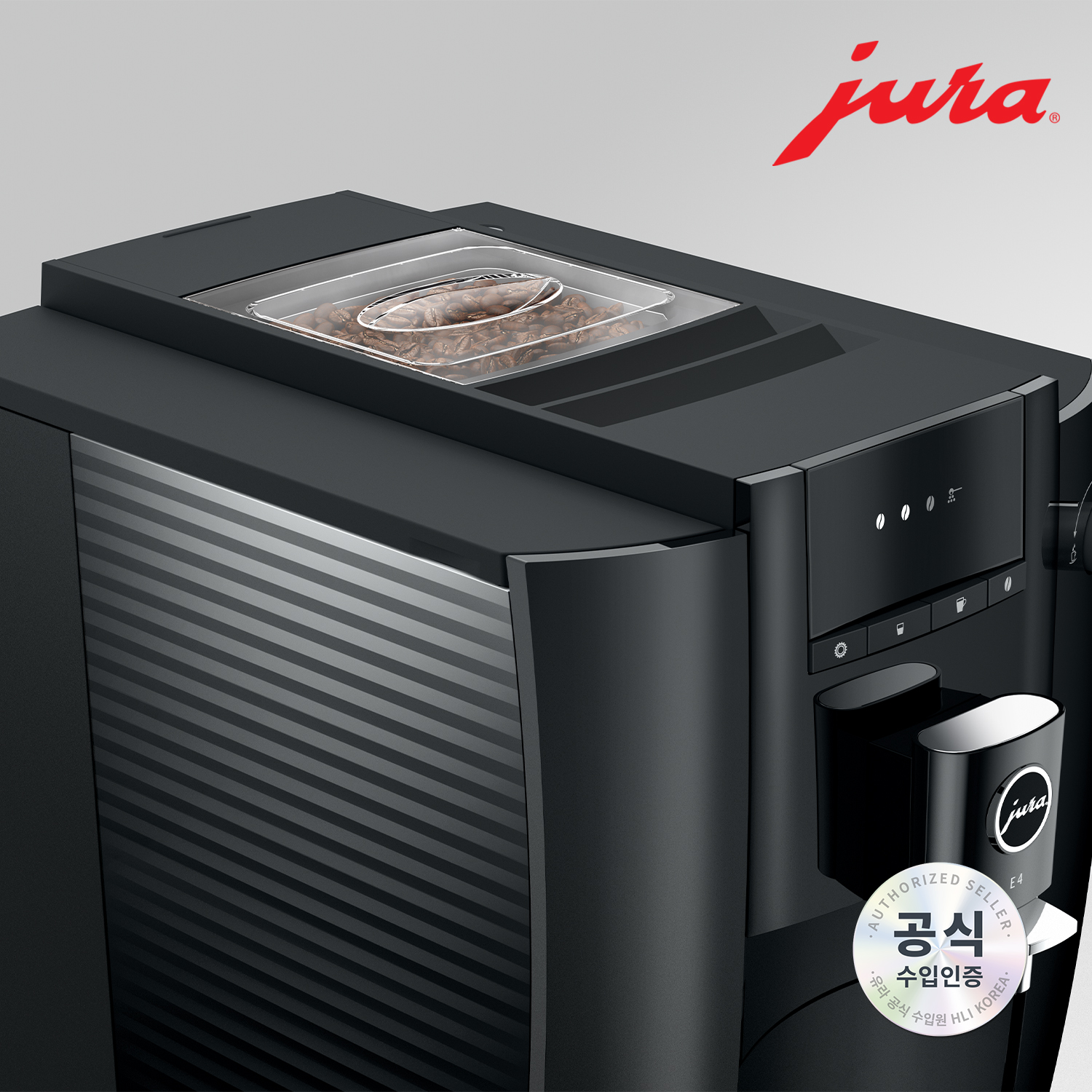 JURA 전자동 커피머신 E4_BLACK / THE Black Noble
