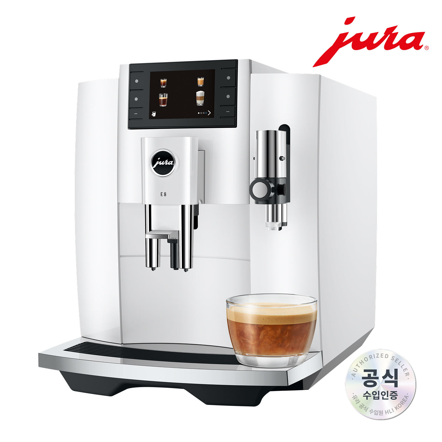 JURA 전자동 커피머신 E8 G3 PianoBlack