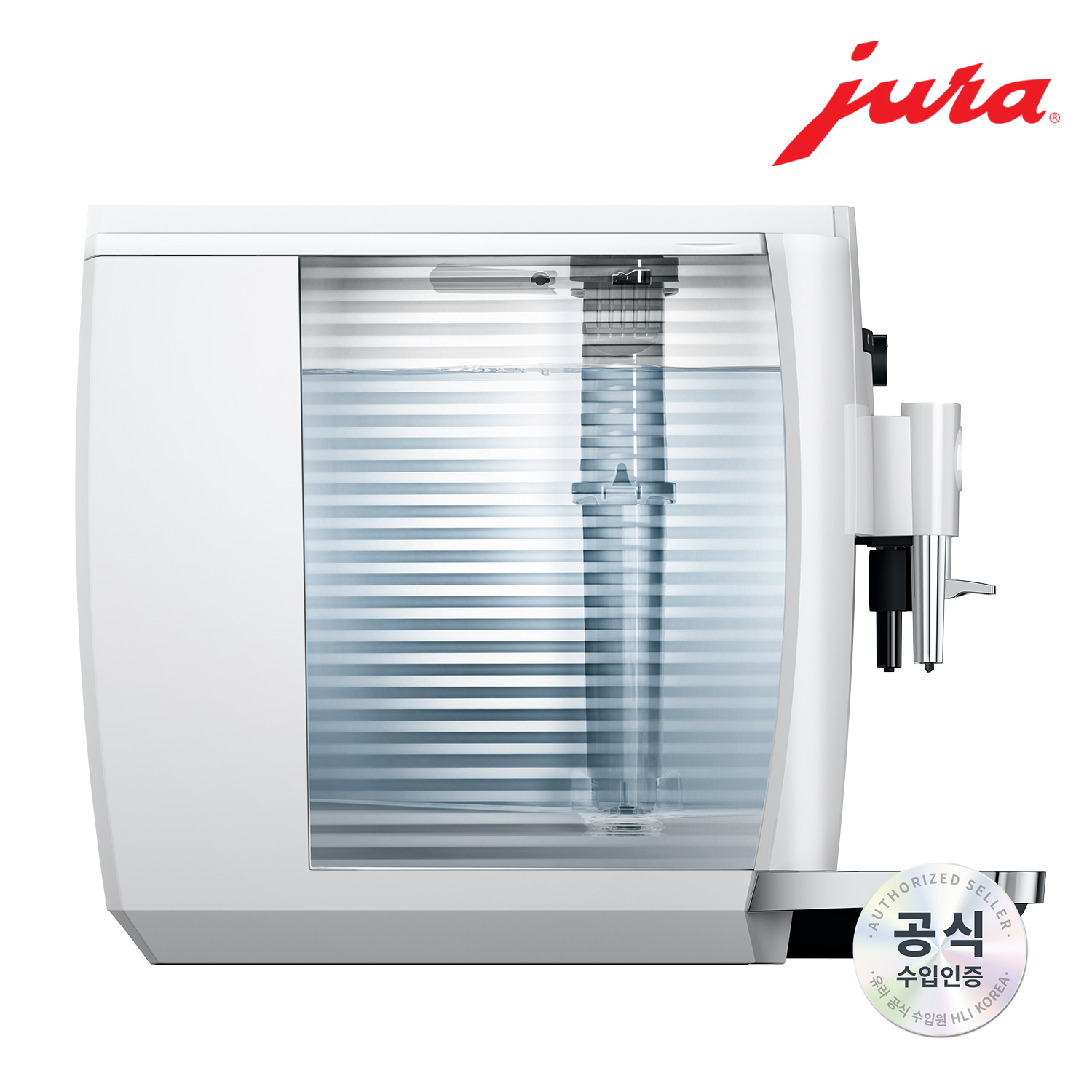 JURA 전자동 커피머신 E4_WHITE / THE Black Noble